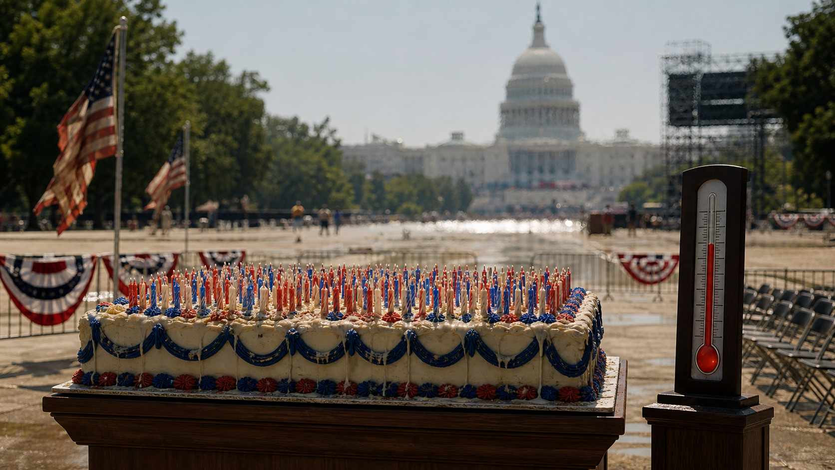 America Turns 250 Under Heat and Unease