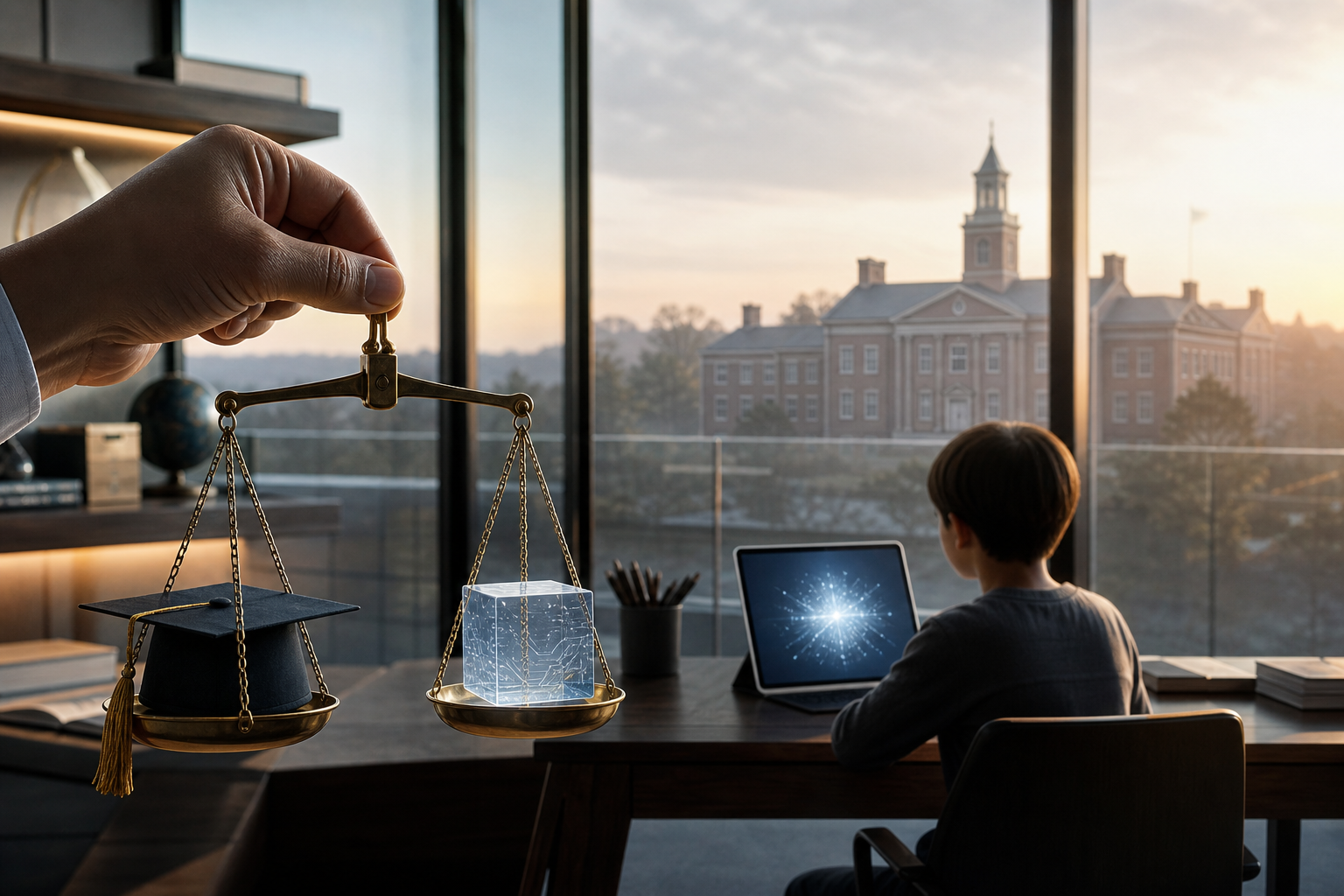 The Rich Are Testing AI School Before America Trusts AI