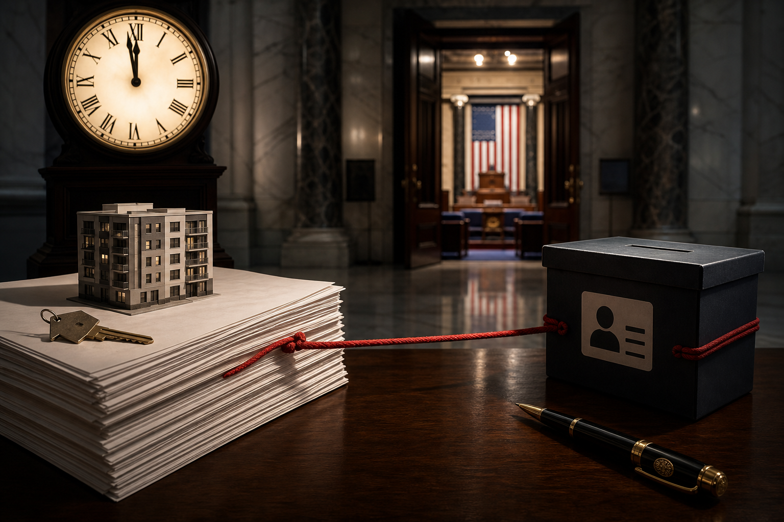 Trump Says No Signature on Housing Bill Without Voter ID